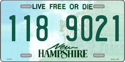 NH license plate 1189021