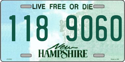 NH license plate 1189060
