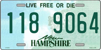 NH license plate 1189064