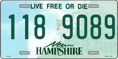 NH license plate 1189089
