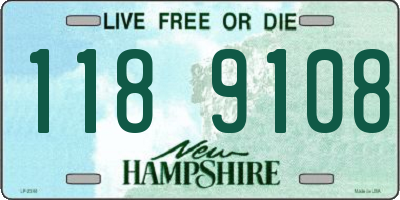 NH license plate 1189108