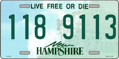 NH license plate 1189113