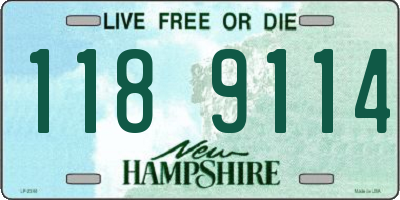 NH license plate 1189114