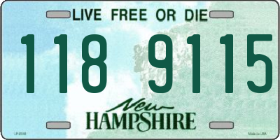 NH license plate 1189115