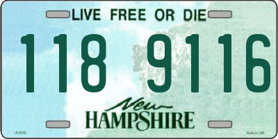 NH license plate 1189116