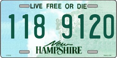 NH license plate 1189120