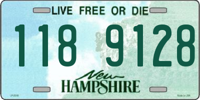 NH license plate 1189128