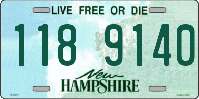 NH license plate 1189140