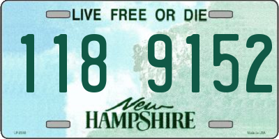 NH license plate 1189152