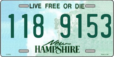 NH license plate 1189153
