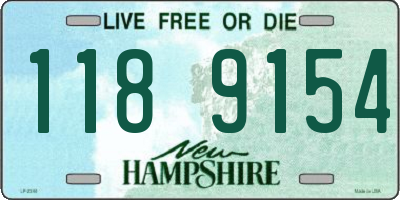 NH license plate 1189154