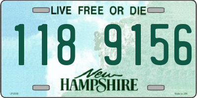 NH license plate 1189156