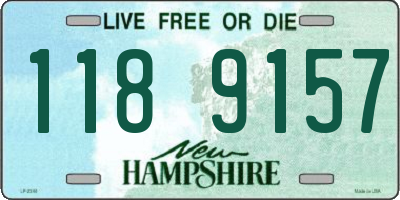 NH license plate 1189157