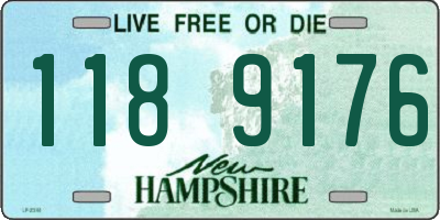 NH license plate 1189176
