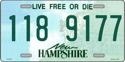 NH license plate 1189177