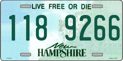 NH license plate 1189266