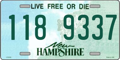 NH license plate 1189337