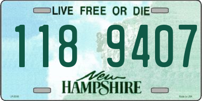 NH license plate 1189407