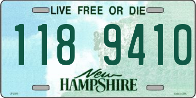 NH license plate 1189410