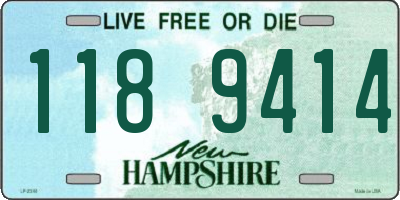 NH license plate 1189414