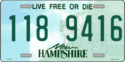 NH license plate 1189416
