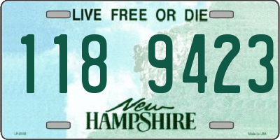 NH license plate 1189423