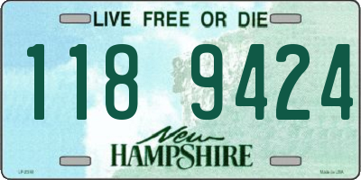 NH license plate 1189424