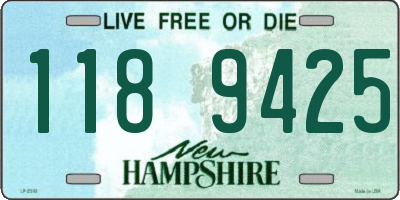 NH license plate 1189425