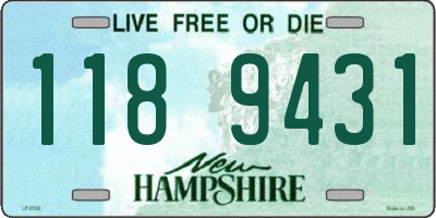 NH license plate 1189431