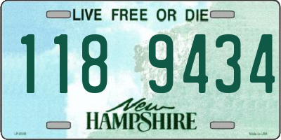 NH license plate 1189434
