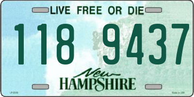 NH license plate 1189437
