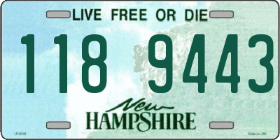 NH license plate 1189443