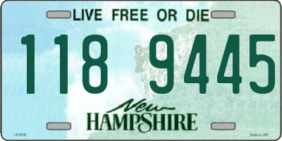NH license plate 1189445