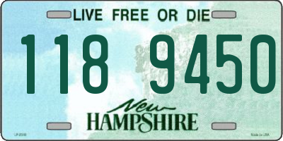 NH license plate 1189450