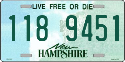 NH license plate 1189451