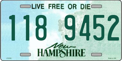 NH license plate 1189452