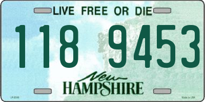 NH license plate 1189453