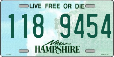 NH license plate 1189454