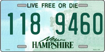 NH license plate 1189460