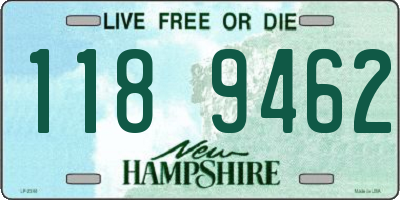 NH license plate 1189462