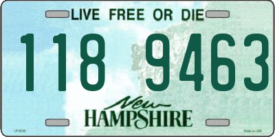 NH license plate 1189463