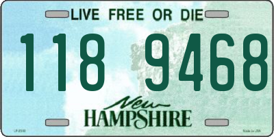NH license plate 1189468
