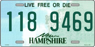 NH license plate 1189469