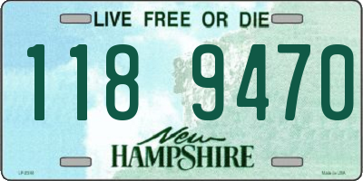 NH license plate 1189470