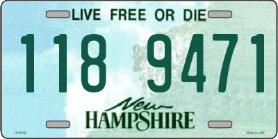 NH license plate 1189471