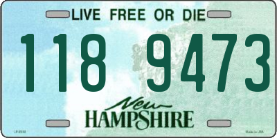 NH license plate 1189473