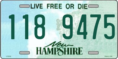 NH license plate 1189475