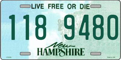 NH license plate 1189480