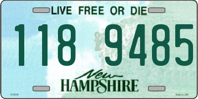 NH license plate 1189485