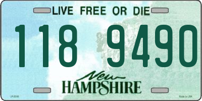NH license plate 1189490